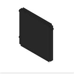 COOLING ELEMENT Aluminium DC32Y replacement 20 Bar 1 1/4" BSPP 800 x 801 x 65mm