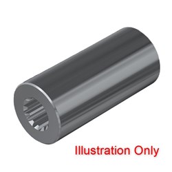 SPLINE ADAPTOR COUPLING Female 9T 5/8" 16/32 Female 15T 1" 16/32