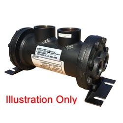 SHELL and TUBE 25EK4/1S Series Extended Surface 1 Pass Shell 75 l/min Tube 50 l/min