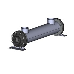 SHELL and TUBE 35EK4/1 Series Extended Surface 1 Pass +Surge Shell 225 l/min Tube 90 l/min