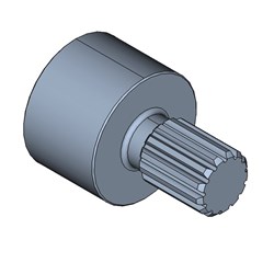 SPLINE STUBWELD 13T 7/8" 16/32 SAE B