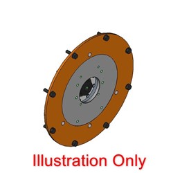 FLEXILOCK Drive Kit 63 Series SAE 5 Engine 7.5 Flywheel SAE B Mount 1" Bore 1/4" Key