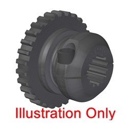 Flexible Coupling 101 Series 14T 1 1/4" 12/24 CLAMPLOCK