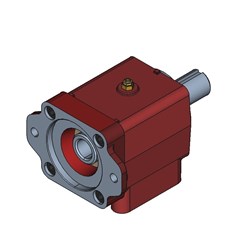 HDC Load Adaptor Cylindrical SAE B Mount 14T 1 1/4" 12/24 1 1/2" Shaft with 3/8" Key