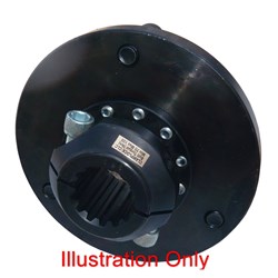 DG8 CLAMPLOCK Flange Kit 15T 1" 16/32