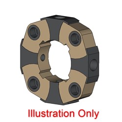 DG140H Coupling Element Hytrel Blocks Only