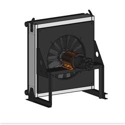 AIR COOLED Heat Exchanger ST ST75R 415V 3 Phase 50Hz 4Pole 630mm Fan & 40UR 125l/min Pump
