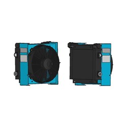 AIR COOLED Heat Exchanger VC VC4X 12V DC Fan With Bypass 50-60c 4Bar