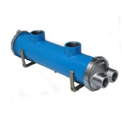 SHELL and TUBE WM400 Series Marine 2 Pass Shell 200 l/min Tube 80 l/min Straight Cap