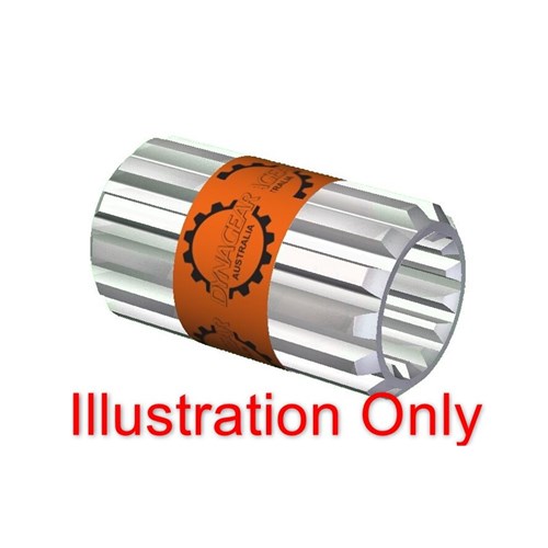 Male 23T 48mm DIN 5482 Female 14T 1 1/4