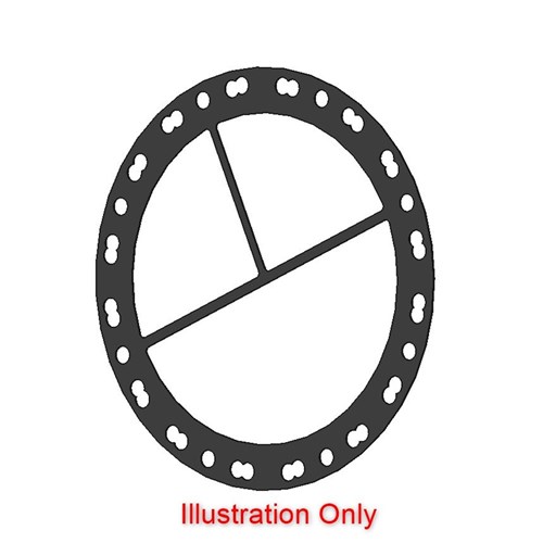 GASKET B1600 Series 4 Pass In/Out Modify for 1 and 2 Pass