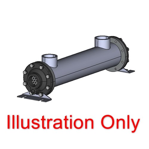 SHELL and TUBE 35EK4/2 Series Extended Surface 2 Pass +Surge Shell 225 l/min Tube 43 l/min