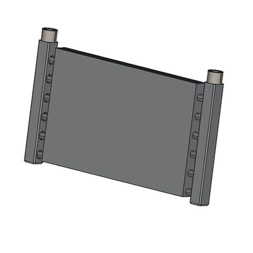 COOLING ELEMENT Heavy Duty Steel Fin & Tank Cu Tube 20Bar 1