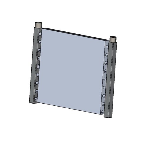 COOLING ELEMENT Heavy Duty Steel Fin & Tank Cu Tube 20Bar 1