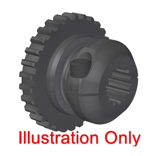 Flexible Coupling 101 Series 14T 30mm 2 Mod DIN 5480 CLAMPLOCK