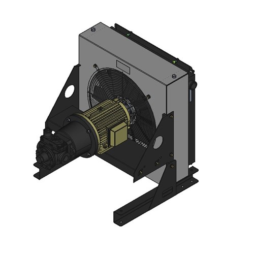 AIR COOLED Heat Exchanger DC DC31Y 415V 3Phase 50Hz 4Pole 500mm Fan & 30UR 95l/min Pump