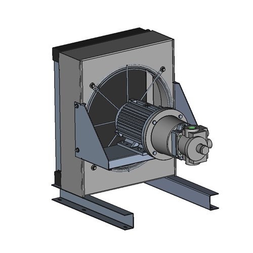 AIR COOLED Heat Exchanger ST ST50R 415V 3 Phase 50Hz 4Pole 500mm Fan & 15UR 49l/min Pump