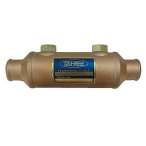 WATER COOLED Heat Exchanger WS Marine 1 Pass Shell 80 l/min Tube 80 l/min